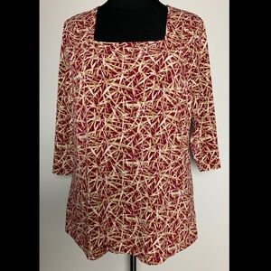 Lane Bryant Square Neck Top 14/16